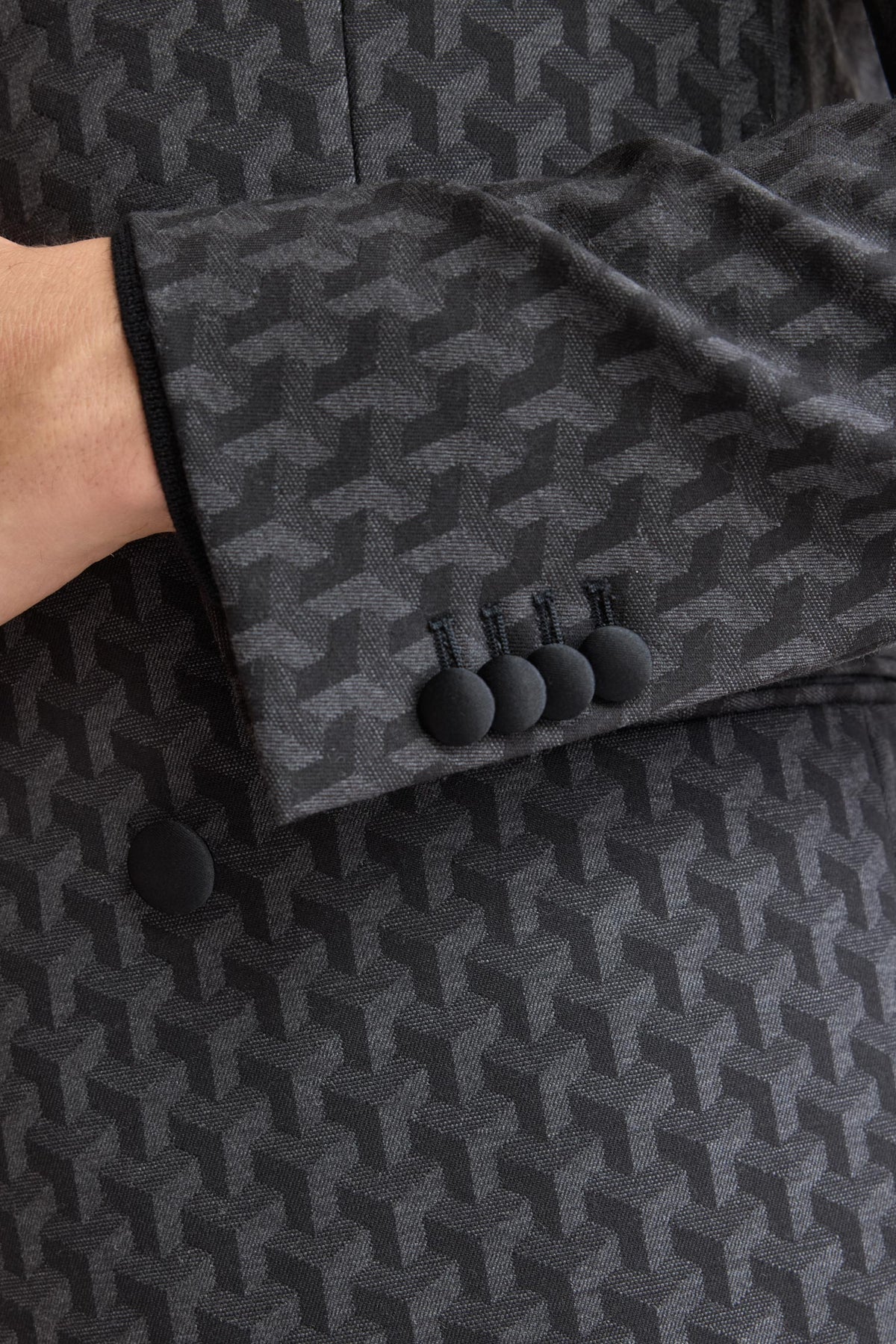 Dark Grey Wool Soho Jacket Festival