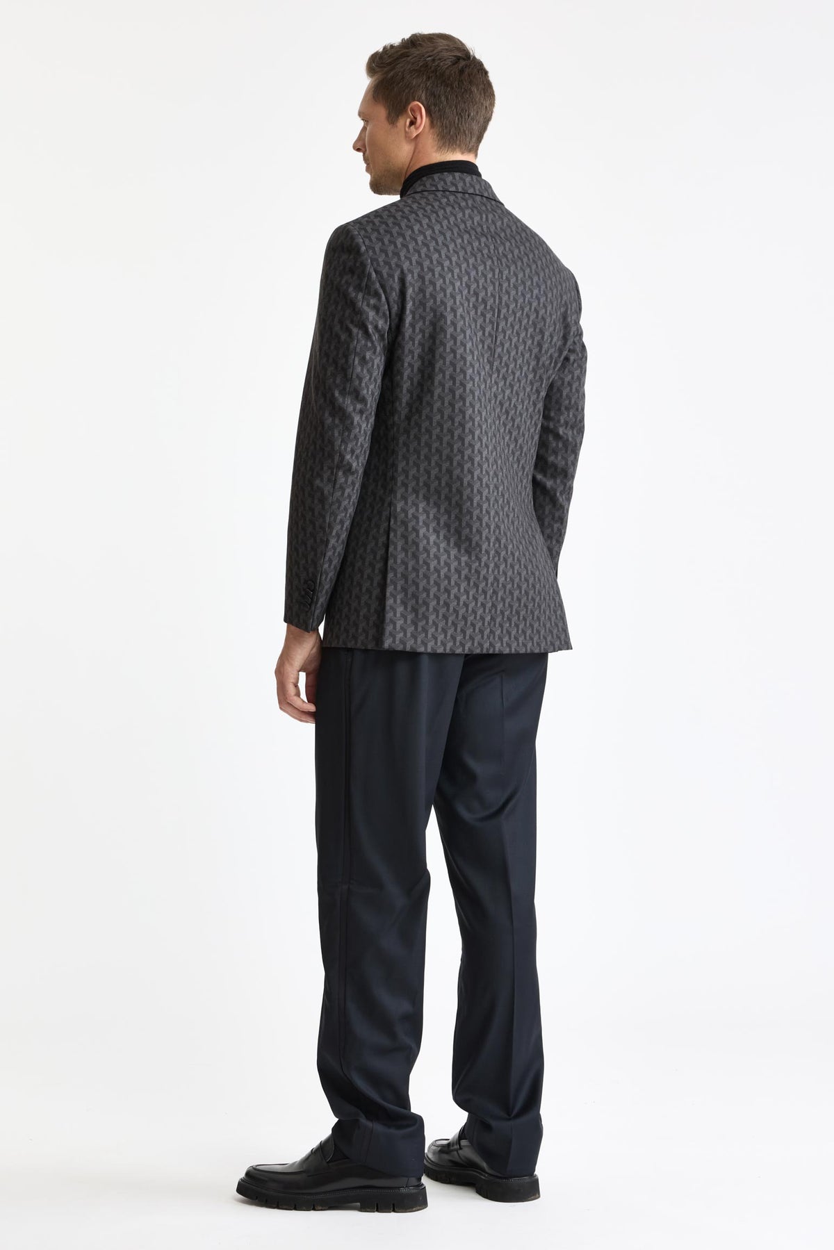 Dark Grey Wool Soho Jacket Festival