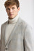 Light Grey Wool & Cotton Kenton Light Jacket Mistral