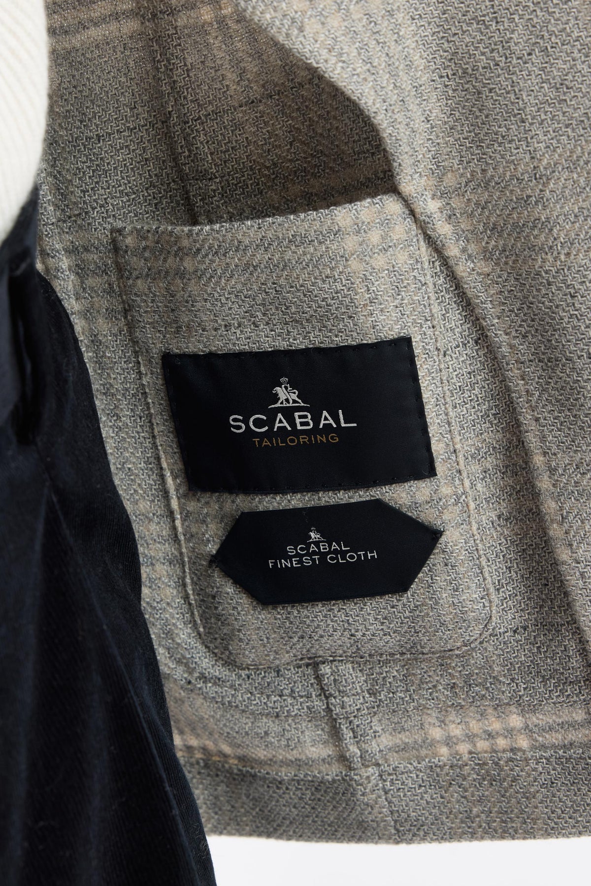 Light Grey Wool & Cotton Kenton Light Jacket Mistral