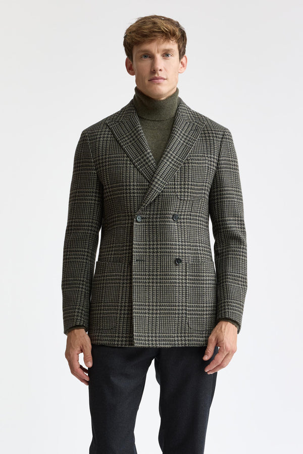 Medium Green 100% Wool Kenton Light Jacket Mistral