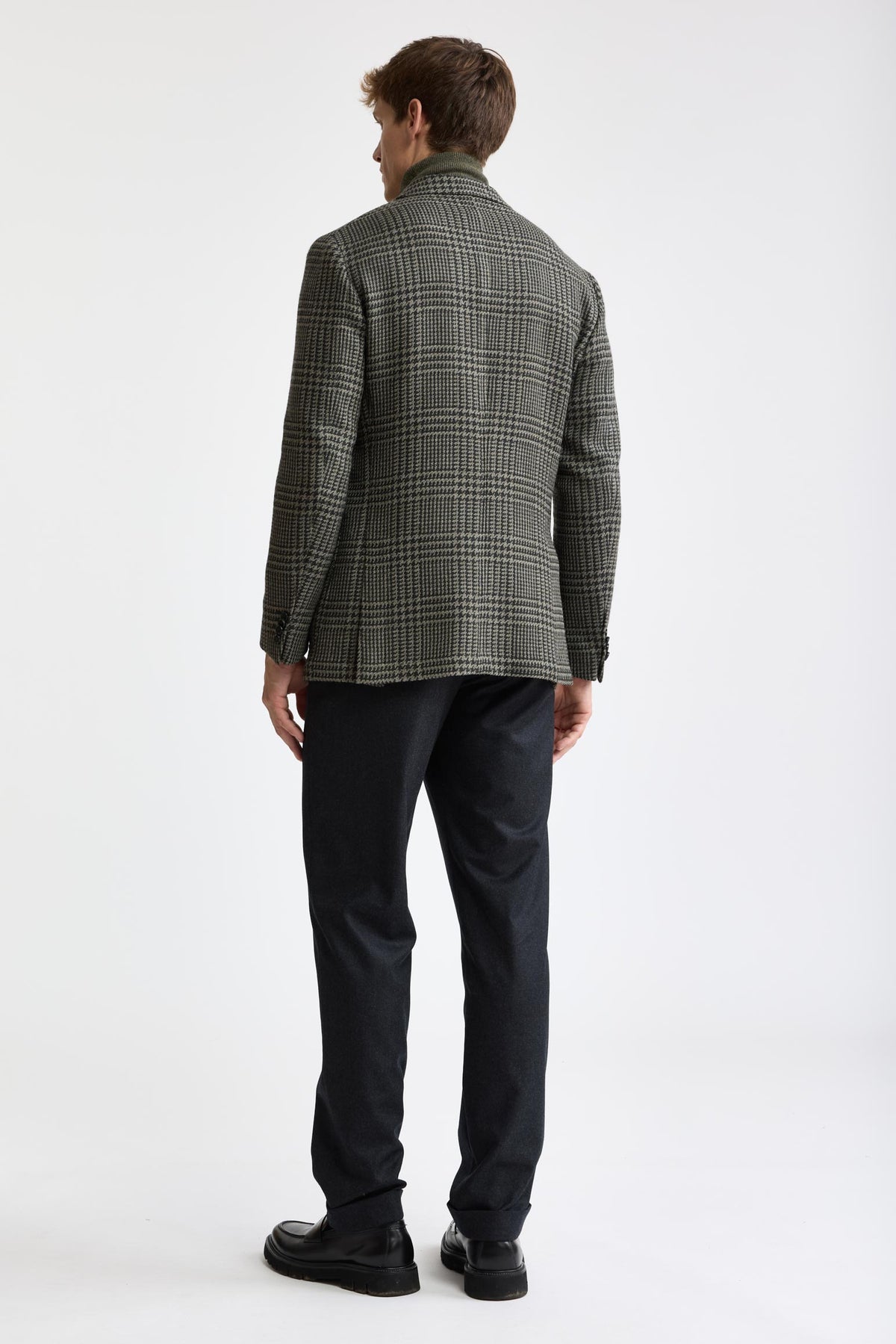 Medium Green 100% Wool Kenton Light Jacket Mistral