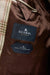 Camden-Jacke „Mistral“ aus Wolle und Kaschmir in hellbeigem Karomuster
