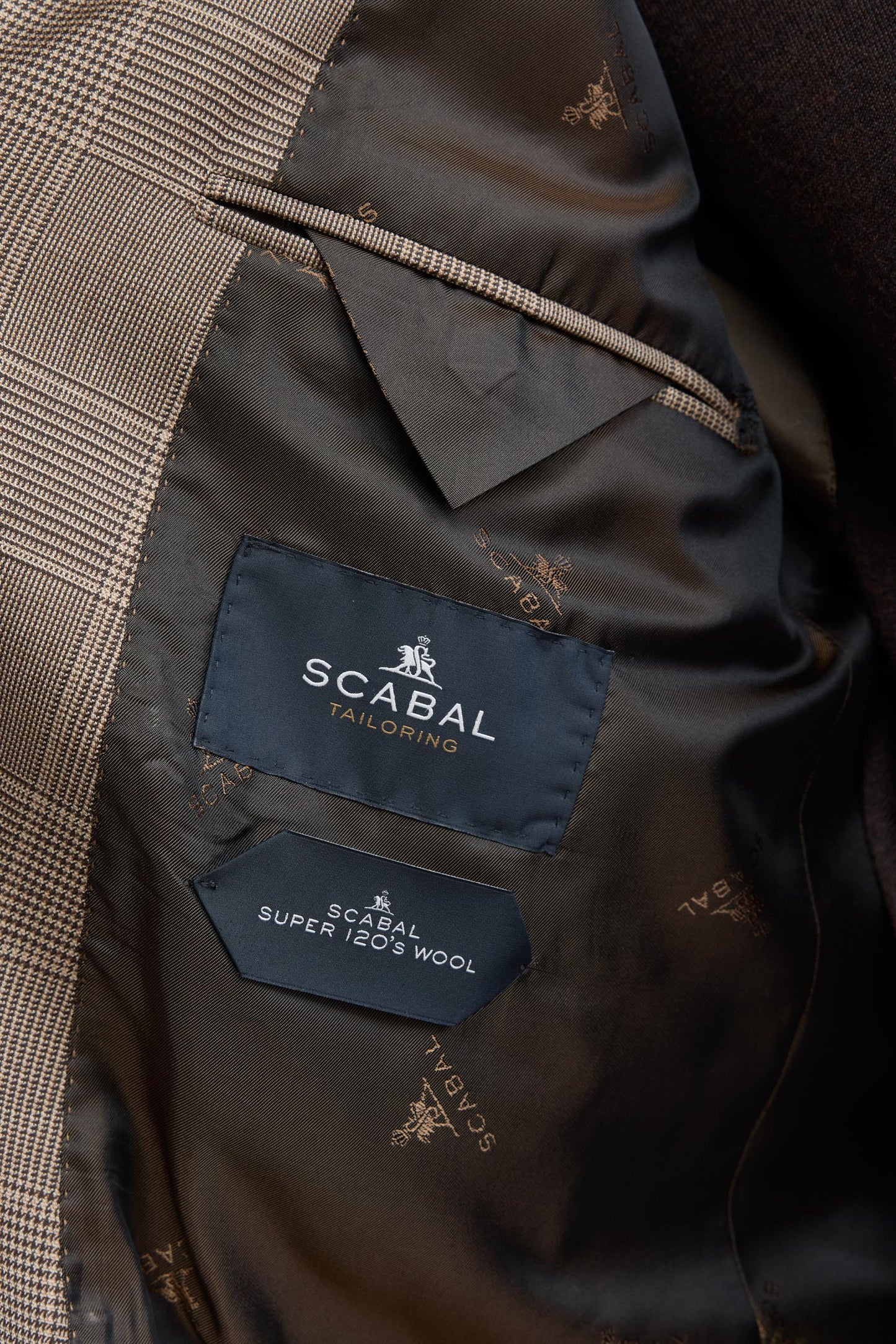 Medium Brown Wool Super 120's Kenton Jacket Freestyle