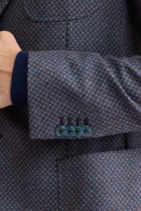 Veste légère Kenton Mistral en laine et cachemire bleu foncé