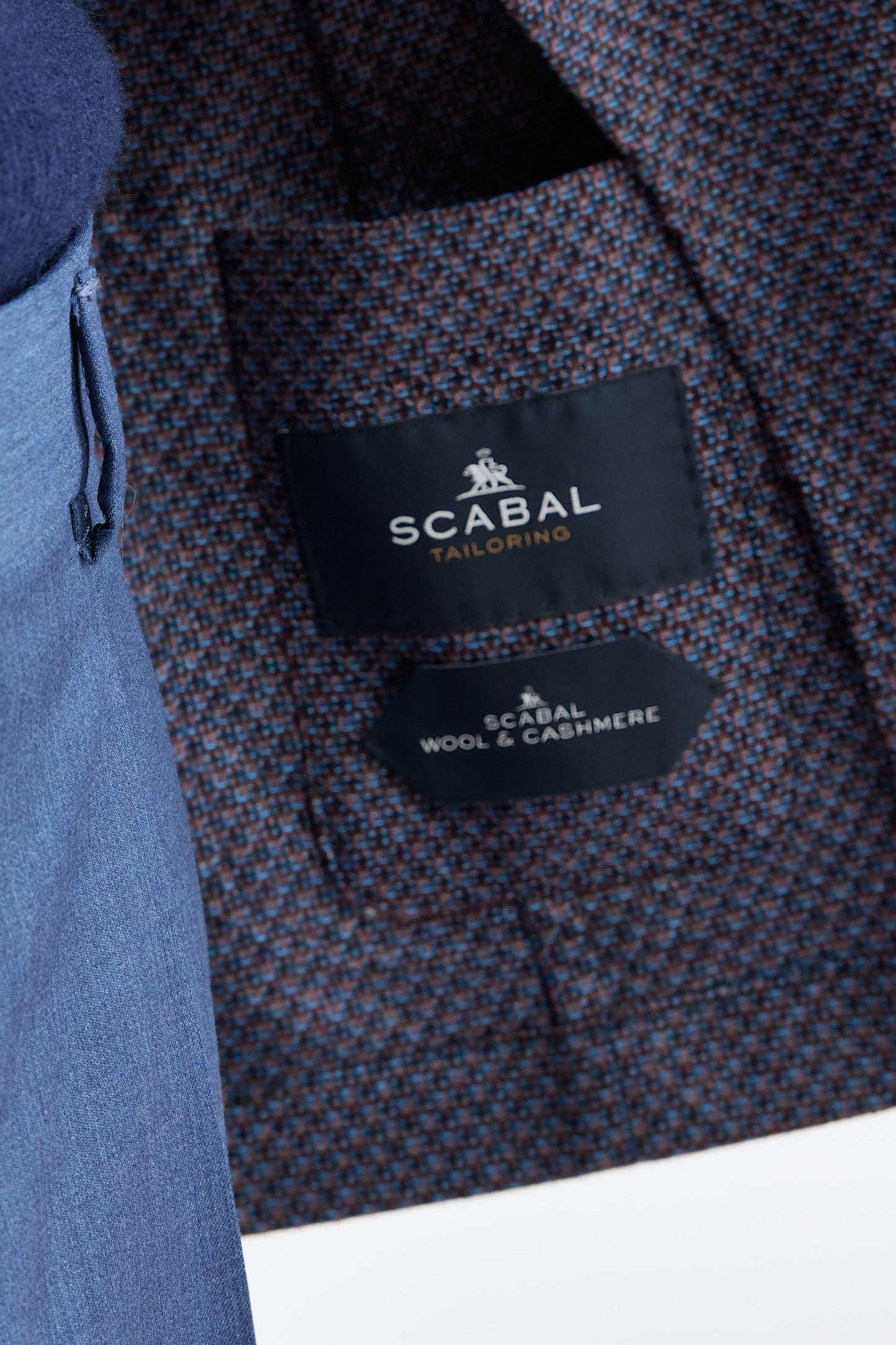 Dark Blue Wool & Cashmere Kenton Light Jacket Mistral