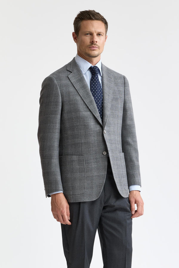 Medium Grey 100% Wool Soho Jacket Mistral