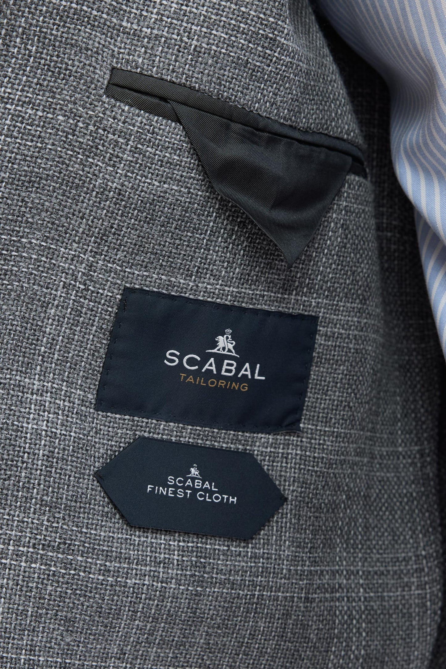 Medium Grey 100% Wool Soho Jacket Mistral