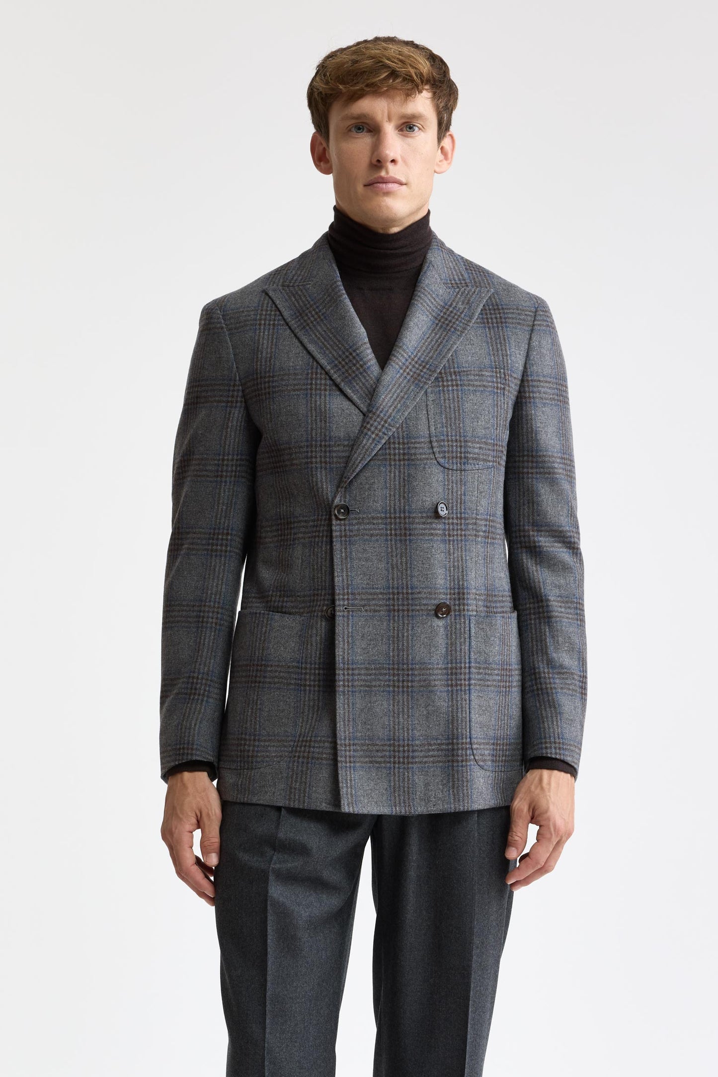 Medium Grey Wool & Cashmere Kenton Jacket Mistral