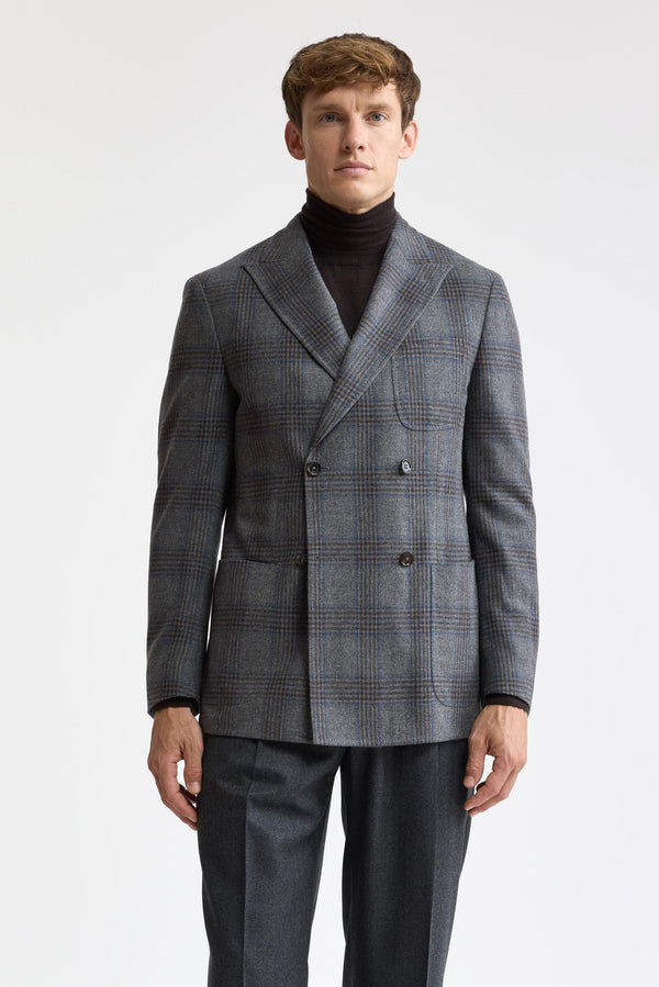 Medium Grey Wool & Cashmere Kenton Jacket Mistral