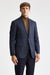 Dark Blue 100% Wool Super 130's Soho Jacket Cascade