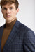 Dark Blue 100% Wool Super 130's Soho Jacket Cascade