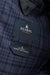 Dark Blue 100% Wool Super 130's Soho Jacket Cascade