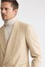 Hellbeige 100 % Wolle Soho-Jacke Harmony