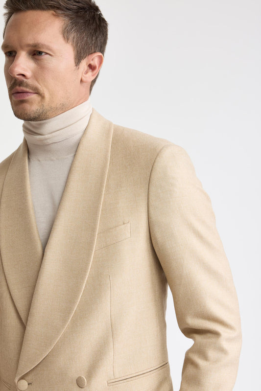Veste Soho en 100 % laine, beige clair, de la collection Harmony