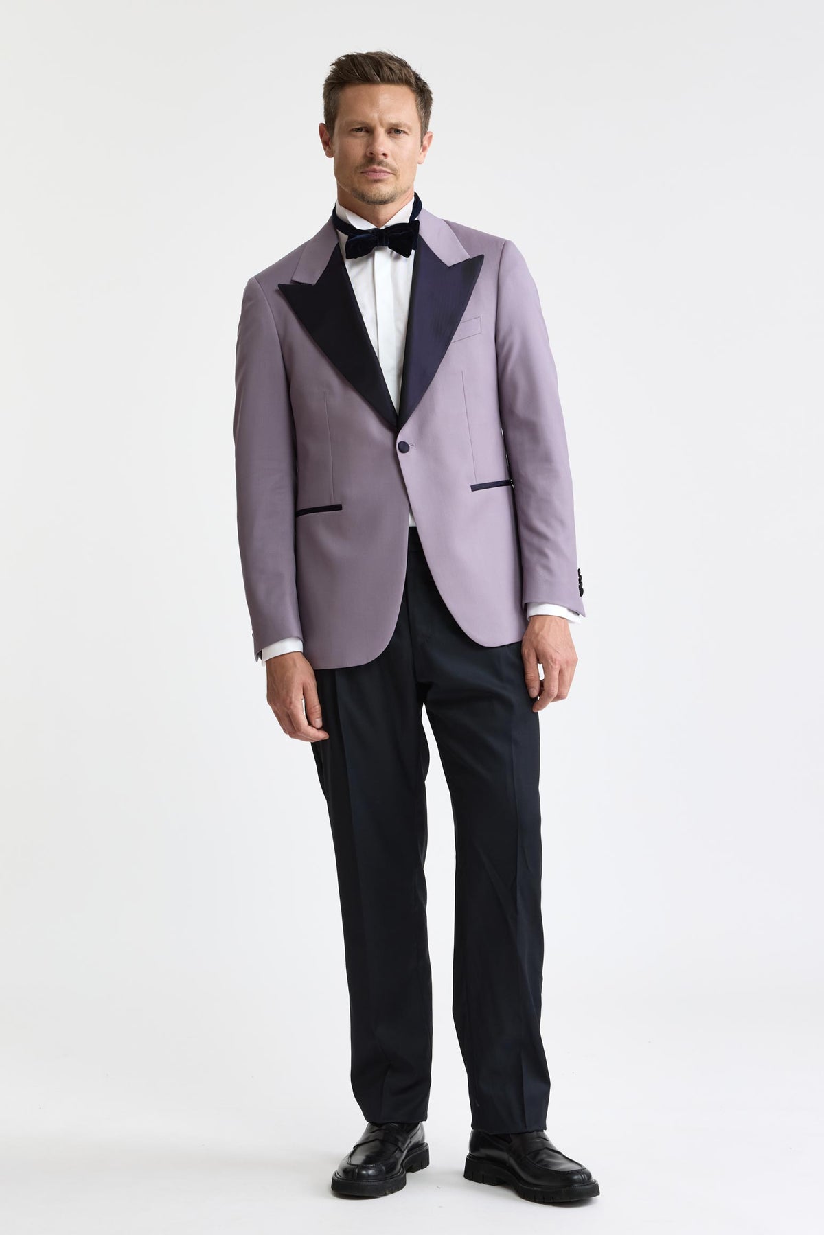 Light Purple 100% Wool Super 100's Soho Jacket New Deluxe
