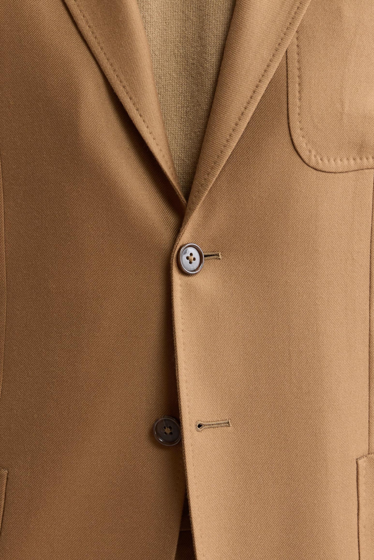 Light Brown 100% Cashmere Kenton Jacket Bliss