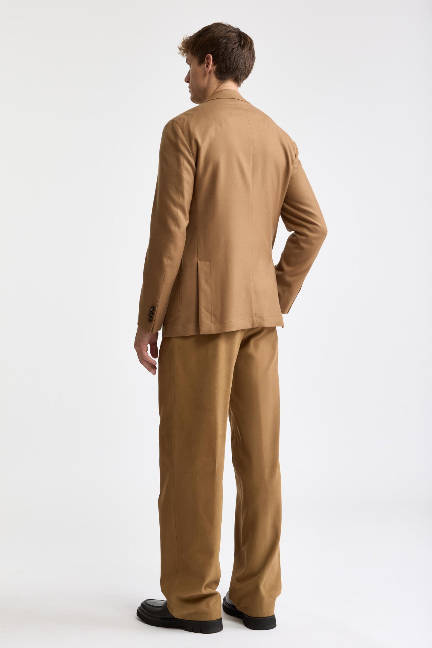 Light Brown 100% Cashmere Kenton Jacket Bliss