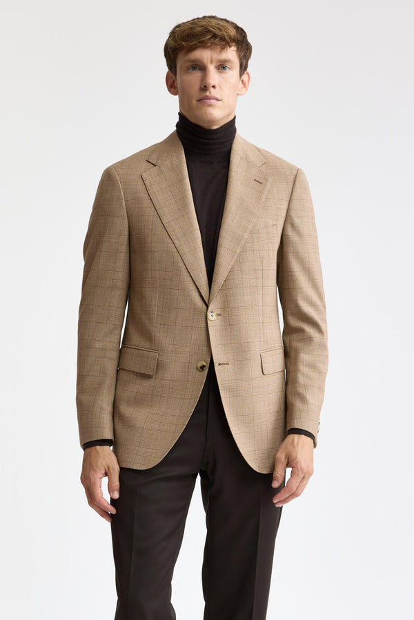 Medium Beige 100% Wool Soho Jacket Freestyle