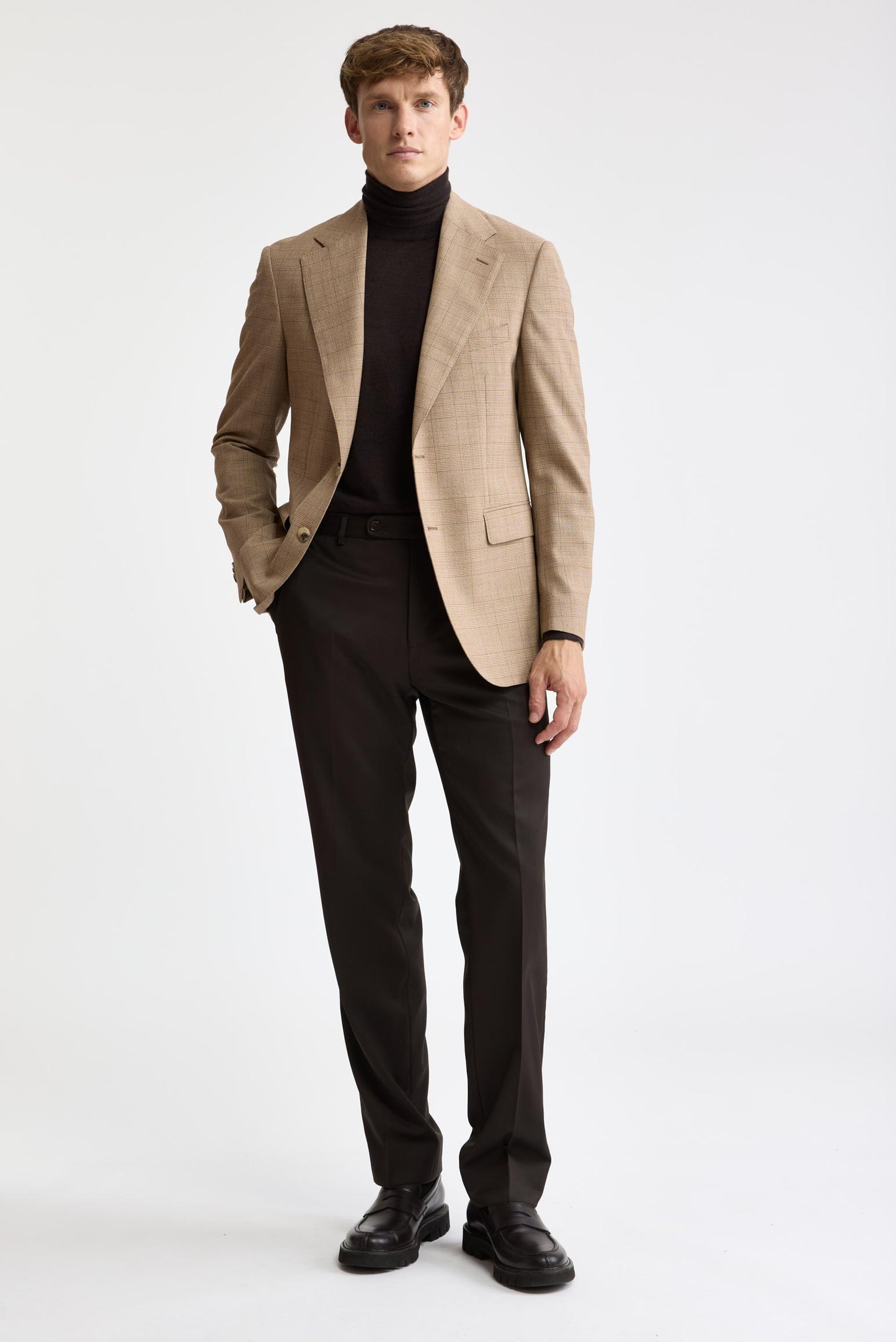 Medium Beige 100% Wool Soho Jacket Freestyle