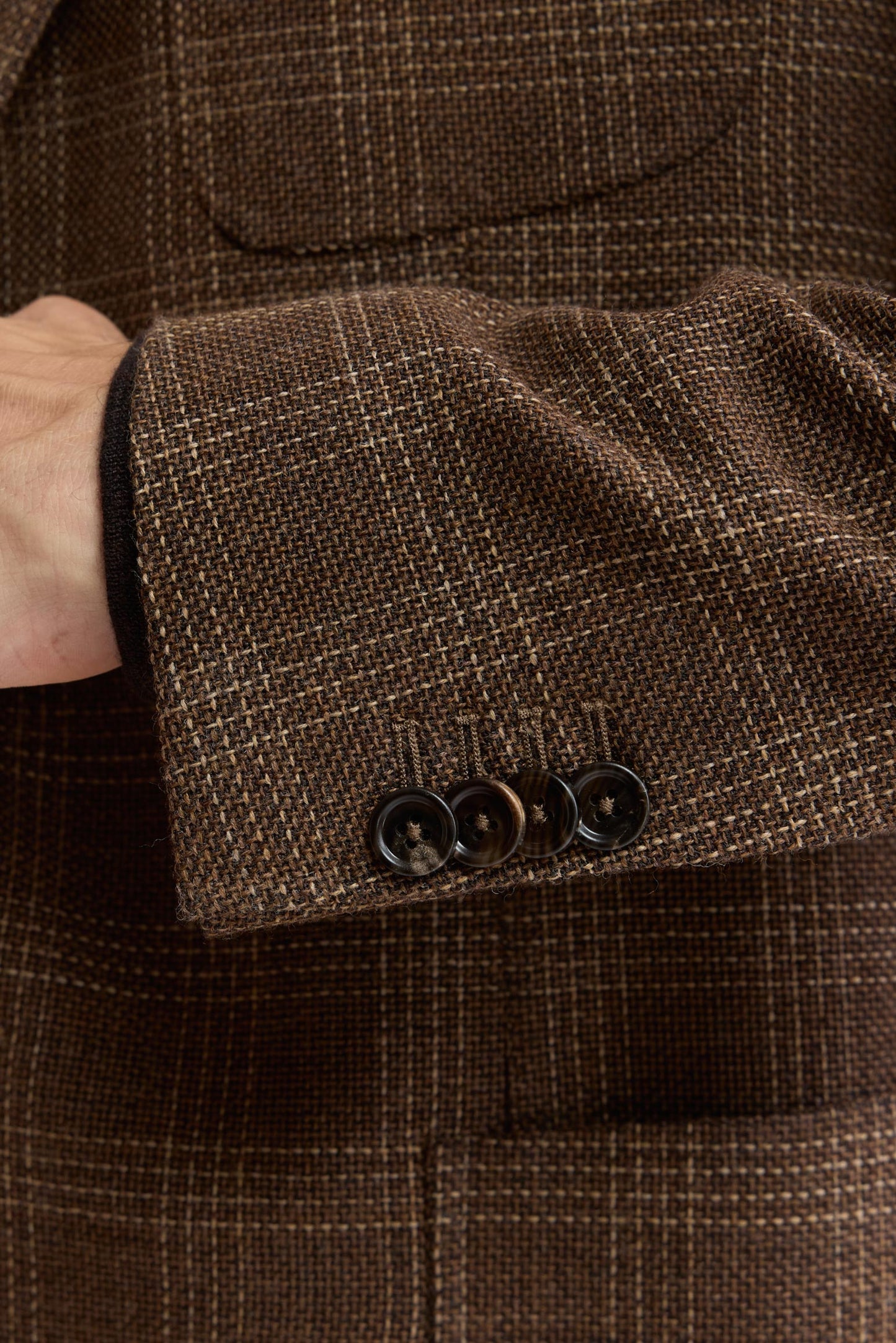 Medium Brown 100% Wool Kenton Jacket Mistral