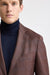 Medium Brown 100% Wool Super 130's Kenton Jacket Cascade