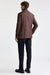 Medium Brown 100% Wool Super 130's Kenton Jacket Cascade