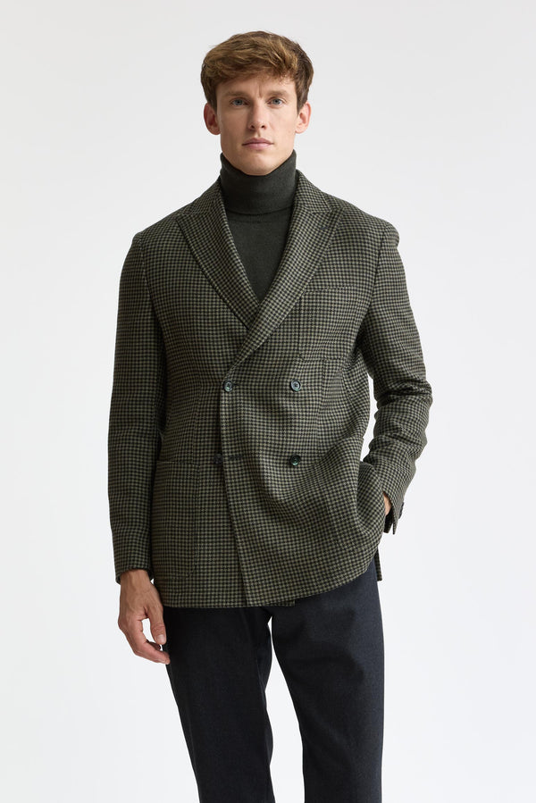 Medium Green 100% Wool Kenton Jacket Mistral