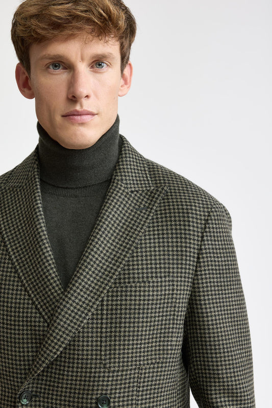 Veste Kenton « Mistral » 100 % laine, vert moyen