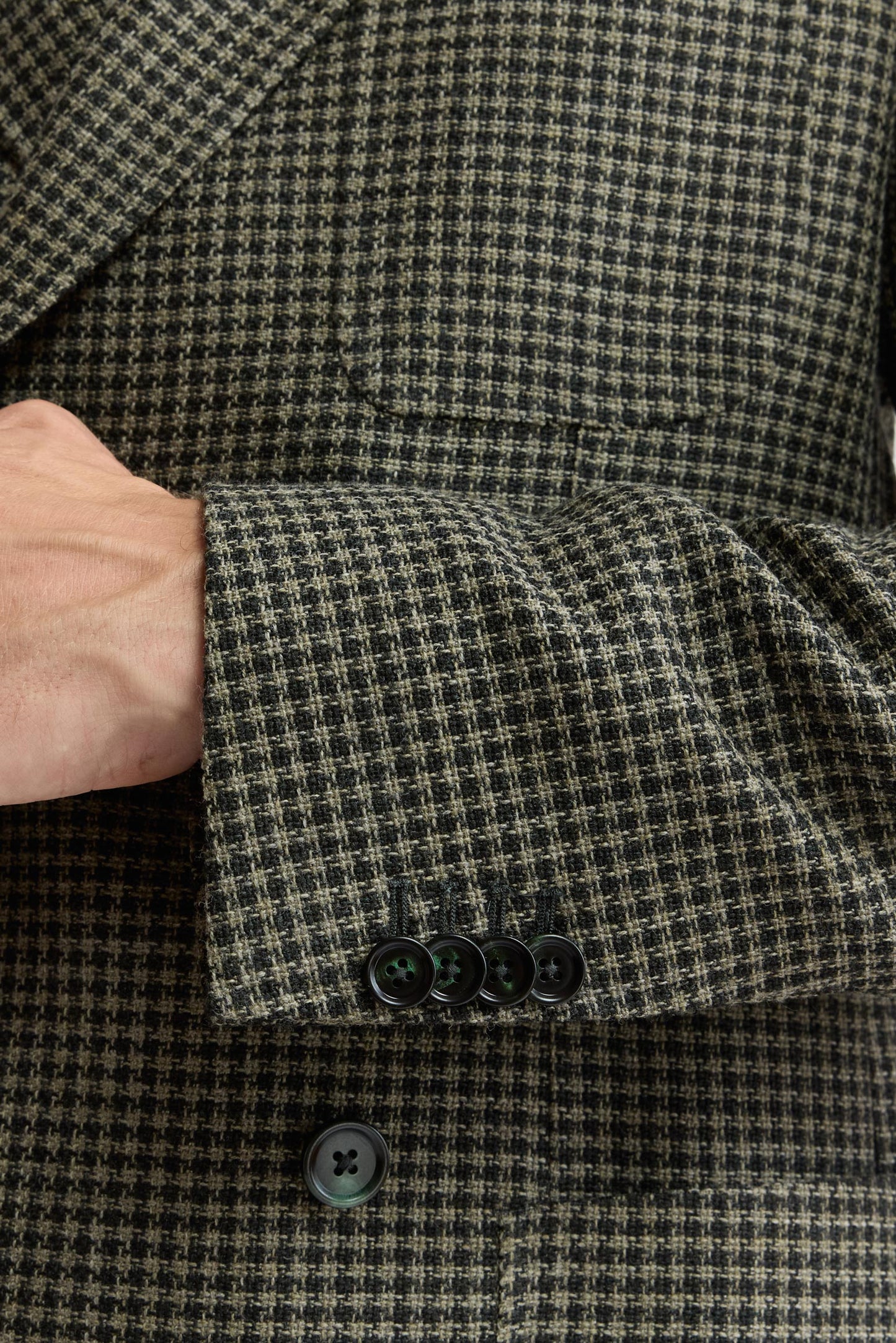 Medium Green 100% Wool Kenton Jacket Mistral