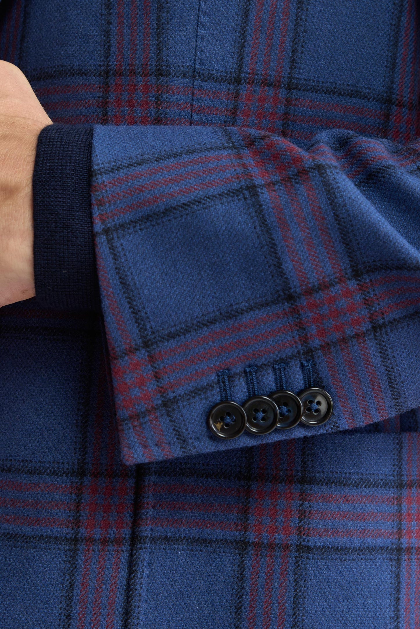 Medium Blue Wool & Cashmere Soho Jacket Mistral