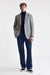 Medium Blue Silk & Linen Soho Jacket Mistral