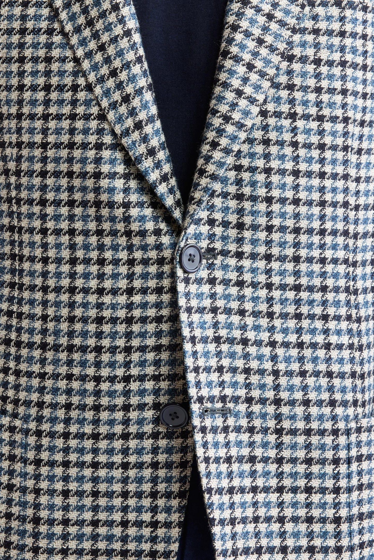 Medium Blue Silk & Linen Soho Jacket Mistral