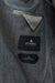 Hellgraue Camden-Jacke aus 100 % Wolle Super 100's, Flanell & Saxony