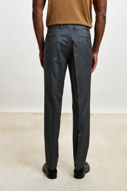 Farley Trouser New Deluxe Mid Grey Melange - View 3