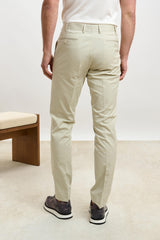 Gibbet Trouser Cashmere Cotton Beige - View 3