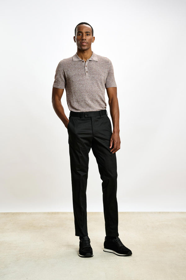 Black Gibbet Trousers Cashmere Cotton