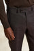Farley Trouser Pure Linen Dark Brown - View 2