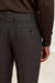 Farley Trouser Pure Linen Dark Brown - View 4