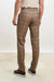 Farley Trouser Crossover Check Rust - View 3