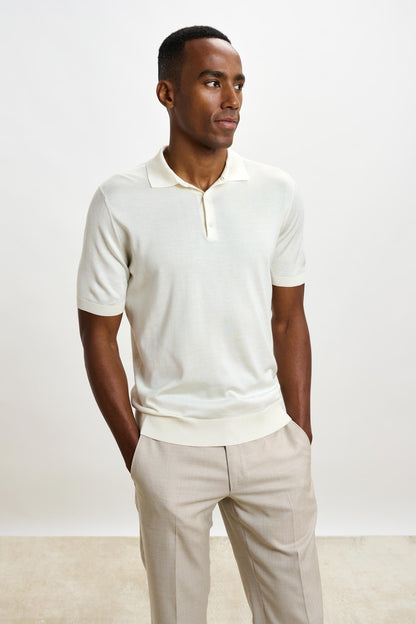 Farley Trouser Crossover Plain Beige - View 6