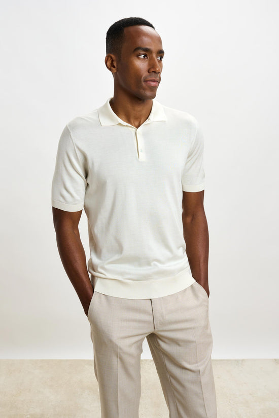 Farley Trouser Crossover Plain Beige - View 6