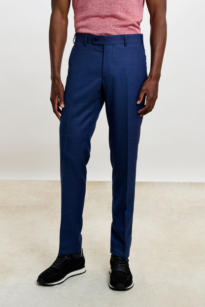 Farley Trouser Crossover Plain Blue - View 1