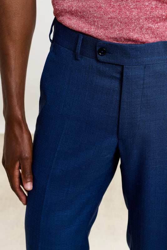 Farley Trouser Crossover Plain Blue - View 2