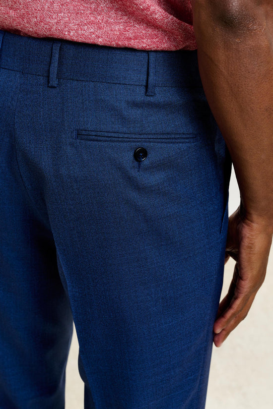 Farley Trouser Crossover Plain Blue - View 4