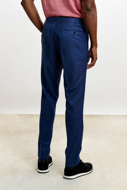 Farley Trouser Crossover Plain Blue - View 5