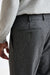 Light Grey Super 100's Wool Farley Trouser Flannel Saxony - View 5