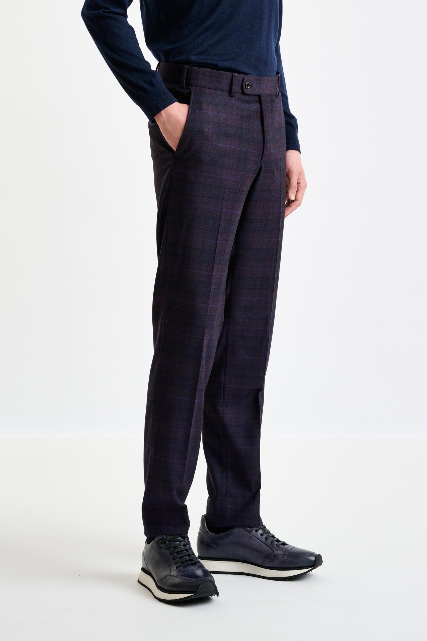 Lila Super 130's Wool Farley Hose Hybrid