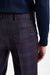 Purple Super 130's Wool Farley Trouser Hybrid - View 4
