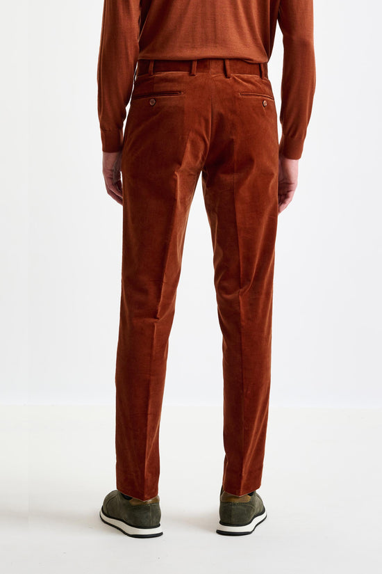 Brown Cotton Gibbet Trouser Corduroy - View 5